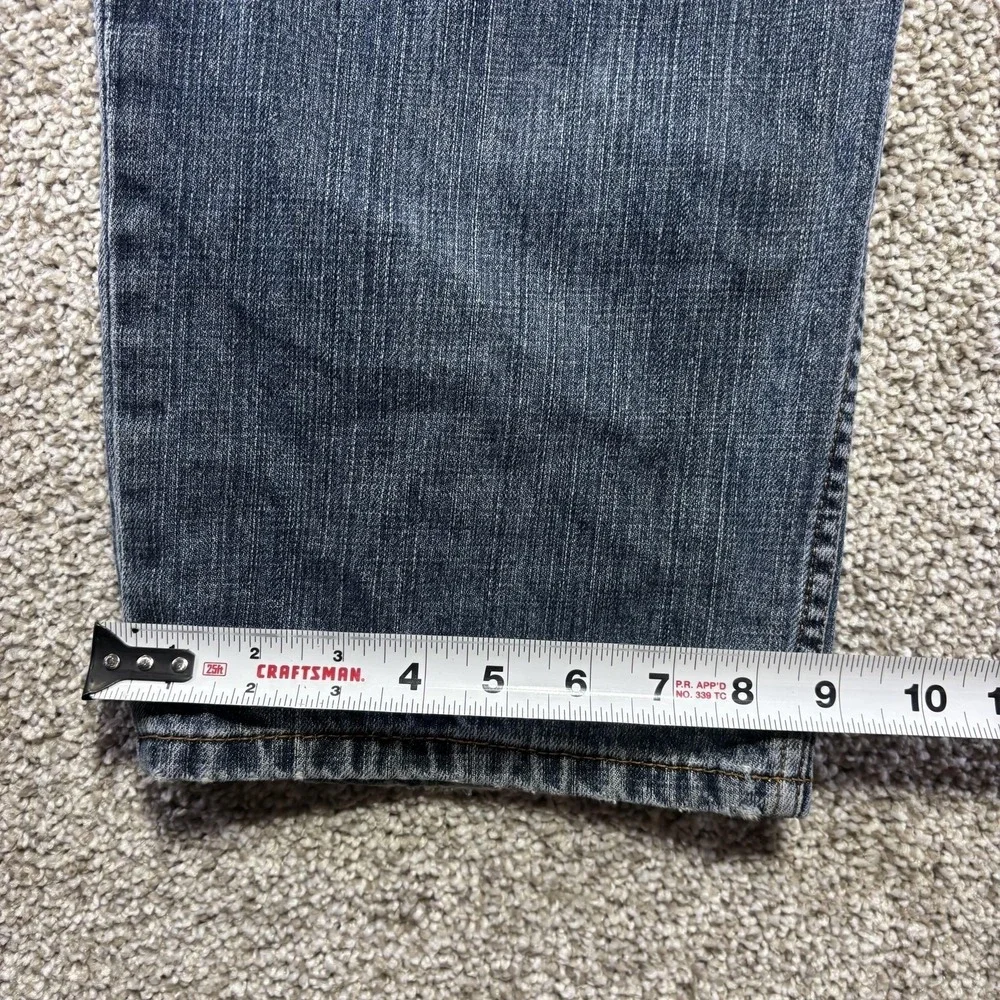 Levis 550‎ Jeans Mens 40x32 Blue Medium Wash Relaxed Straight Denim Distressed